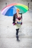 Слинг-шарф  Ellevill Paisley Gaia Rainbow хлопок 4,7 м
